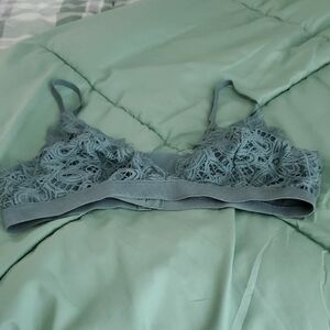 ThirdLove Blue Lace Bralette with Adjustable Straps